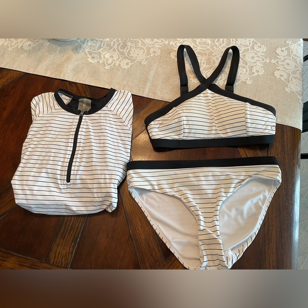 CALIA | Bikini and Rashguard Swim Set | XS